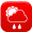 Intervalos nubosos con lluvia débil